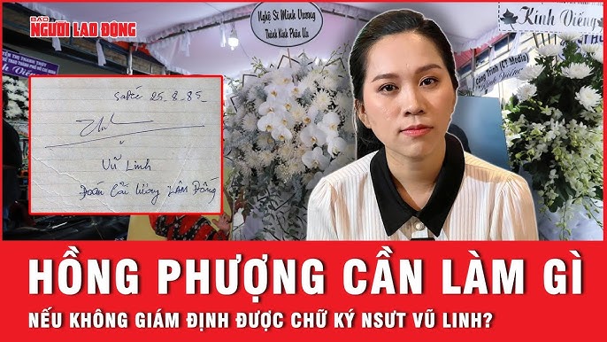 Không thẩm định được chữ cam kết của nsƯt vũ linh phía ca sĩ hồng phượng yêu cầu  có tác dụng gì