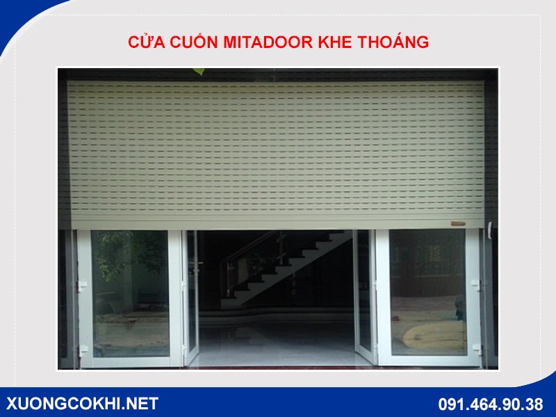 Cửa cuốn mitadoor có giỏi không giá bán từ trm