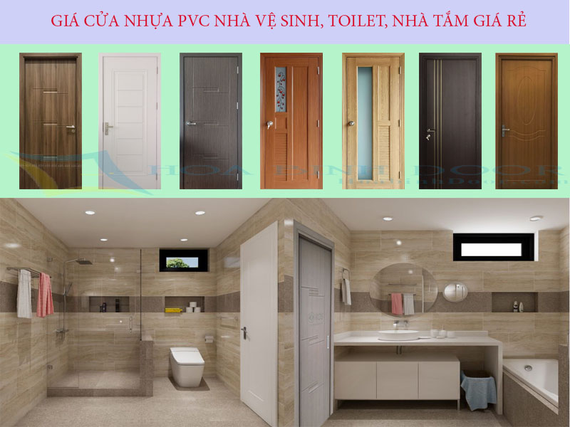 Giá cửa ngõ nhựa pvc nhà dọn dẹp toilet phòng tắm giá rẻ