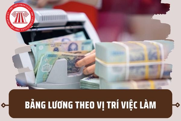 Bảng lương theo vị trí việc làm từ bỏ  lương cơ phiên bản chiếm tỷ lệ bao  nhiêu trong tổng quỹ lương