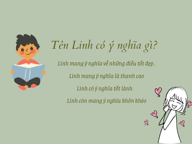 Ý nghĩa tên linh và giải pháp đặt tên đệm biệt danh mang đến tên linh hay